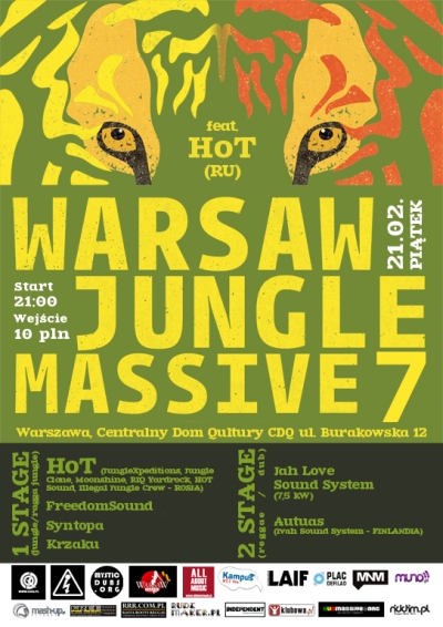 2014.02.21 Warsaw Jungle Massive 7 feat. HoT (Rosja) Warszawa CDQ
