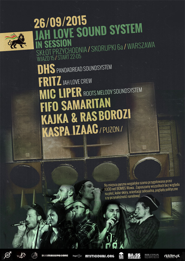 Jah Love Sound System in session // 26.09.2015 // Warszawa