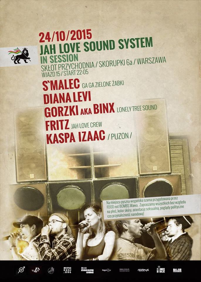 Jah Love Sound System in session // 24.10.2015 // Warszawa