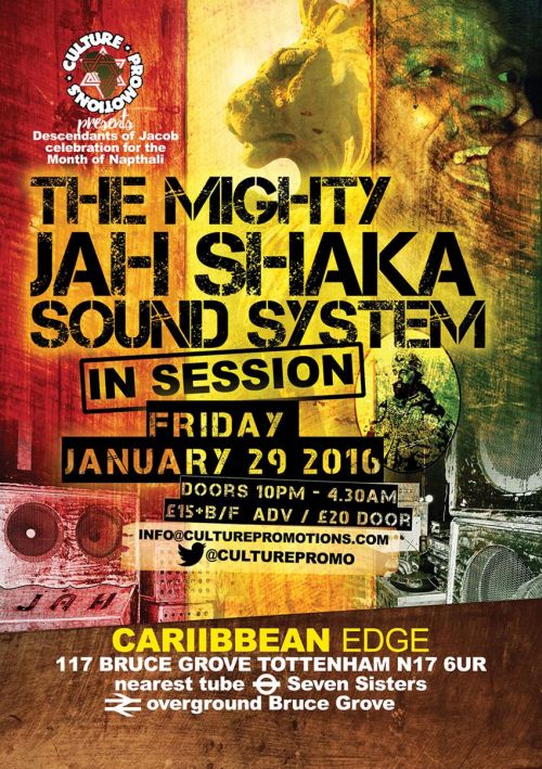 Jah Shaka Sound System in session // 29.01.2016 // London