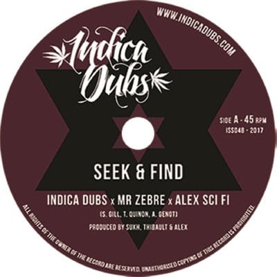 [Release Info] “Seek & Find” – Indica Dubs/Mr Zebre/Alex Sci Fi (Indica Dubs)
